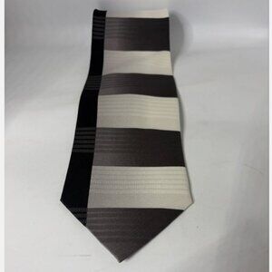 Alexander Julian Colours Black Gray Hand Made 100% Silk Men’s Neck Tie China